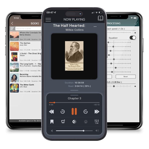 Download fo free audiobook The Half Hearted: “An atheist is a man who has no invisible means of support.” by Wilkie Collins and listen anywhere on your iOS devices in the ListenBook app.
