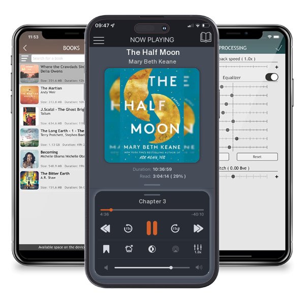 Download fo free audiobook The Half Moon by Mary Beth Keane and listen anywhere on your iOS devices in the ListenBook app.