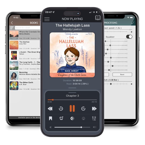 Download fo free audiobook The Hallelujah Lass by Wendy Lawton and listen anywhere on your iOS devices in the ListenBook app.