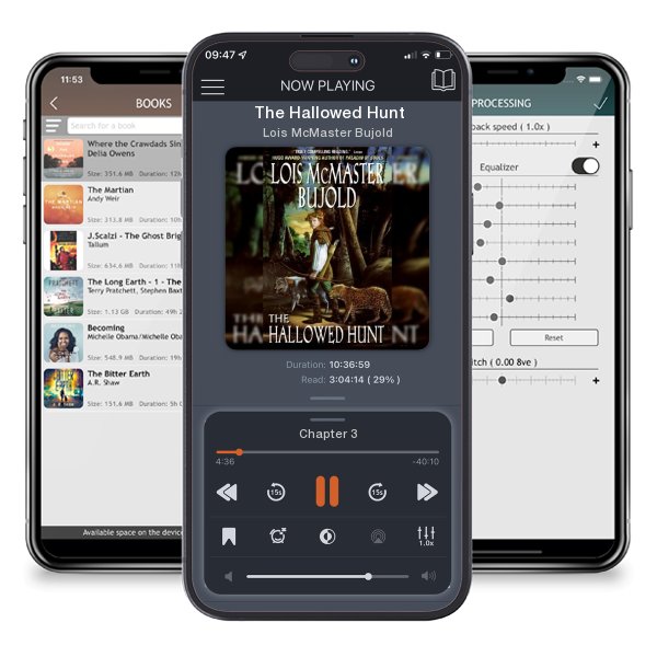 Download fo free audiobook The Hallowed Hunt by Lois McMaster Bujold and listen anywhere on your iOS devices in the ListenBook app.
