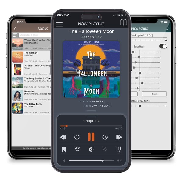 Download fo free audiobook The Halloween Moon by Joseph Fink and listen anywhere on your iOS devices in the ListenBook app.