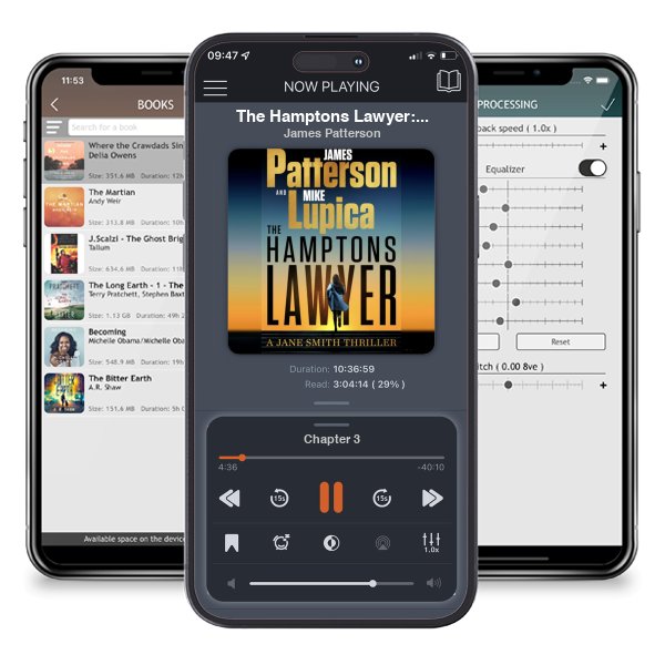 Download fo free audiobook The Hamptons Lawyer: A Jane Smith Thriller by James Patterson and listen anywhere on your iOS devices in the ListenBook app.