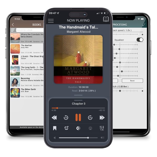 Download fo free audiobook The Handmaid’s Tale (The Handmaid\'s Tale, #1) by Margaret Atwood and listen anywhere on your iOS devices in the ListenBook app.