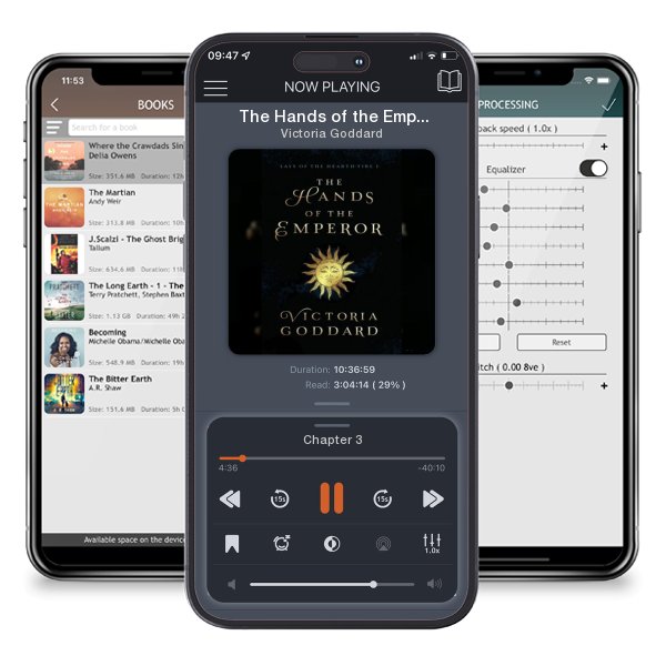 Download fo free audiobook The Hands of the Emperor by Victoria Goddard and listen anywhere on your iOS devices in the ListenBook app.