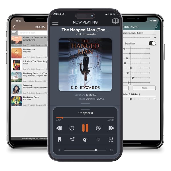 Download fo free audiobook The Hanged Man (The Tarot Sequence, #2) by K.D. Edwards and listen anywhere on your iOS devices in the ListenBook app.