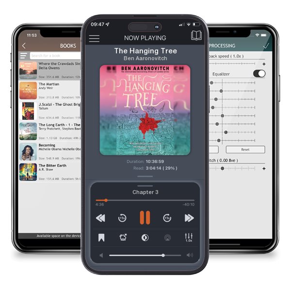 Download fo free audiobook The Hanging Tree by Ben Aaronovitch and listen anywhere on your iOS devices in the ListenBook app.