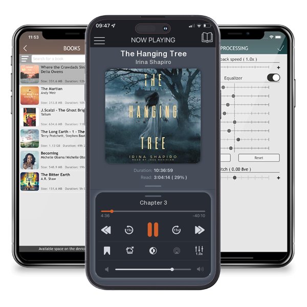 Download fo free audiobook The Hanging Tree by Irina Shapiro and listen anywhere on your iOS devices in the ListenBook app.
