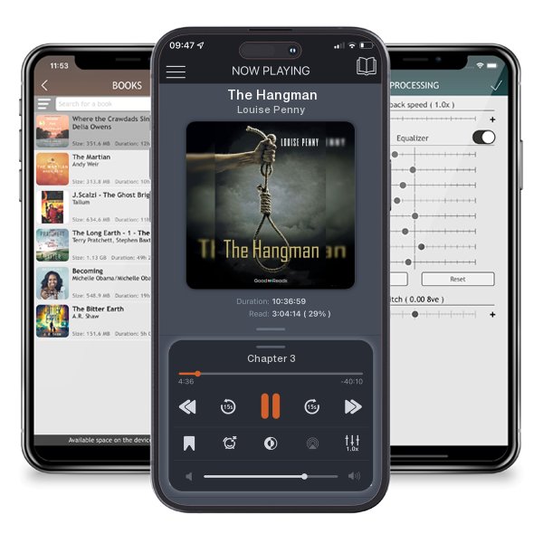 Download fo free audiobook The Hangman by Louise Penny and listen anywhere on your iOS devices in the ListenBook app.