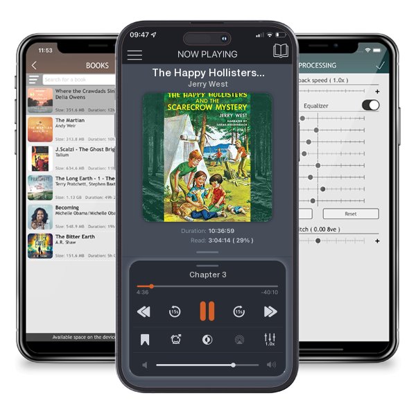 Download fo free audiobook The Happy Hollisters and the Scarecrow Mystery by Jerry West and listen anywhere on your iOS devices in the ListenBook app.