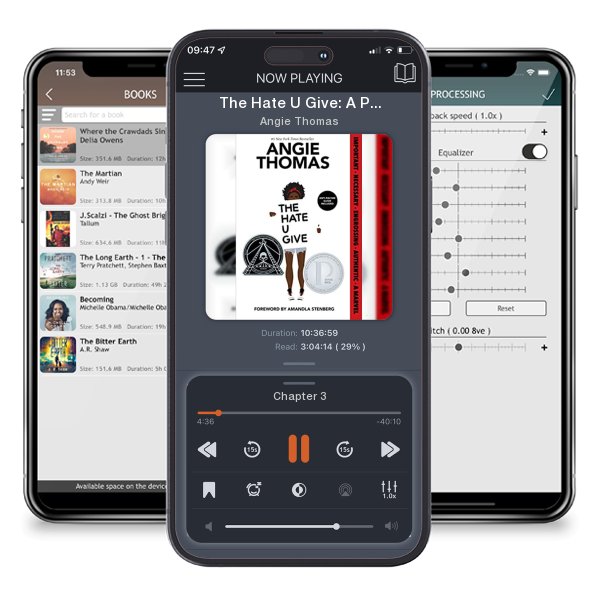 Download fo free audiobook The Hate U Give: A Printz Honor Winner by Angie Thomas and listen anywhere on your iOS devices in the ListenBook app.