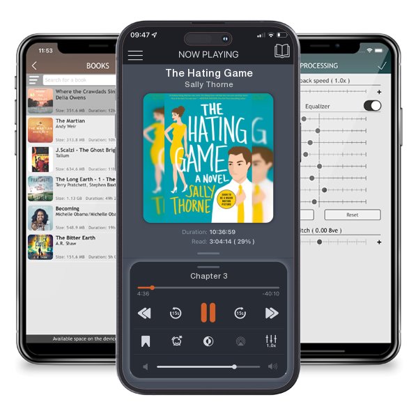 Download fo free audiobook The Hating Game by Sally Thorne and listen anywhere on your iOS devices in the ListenBook app.