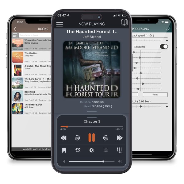 Download fo free audiobook The Haunted Forest Tour by Jeff Strand and listen anywhere on your iOS devices in the ListenBook app.