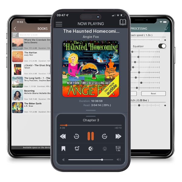 Download fo free audiobook The Haunted Homecoming by Angie Fox and listen anywhere on your iOS devices in the ListenBook app.