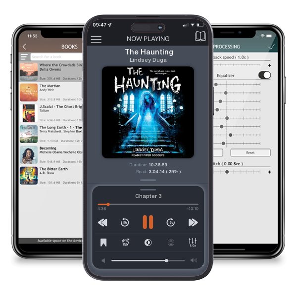 Download fo free audiobook The Haunting by Lindsey Duga and listen anywhere on your iOS devices in the ListenBook app.