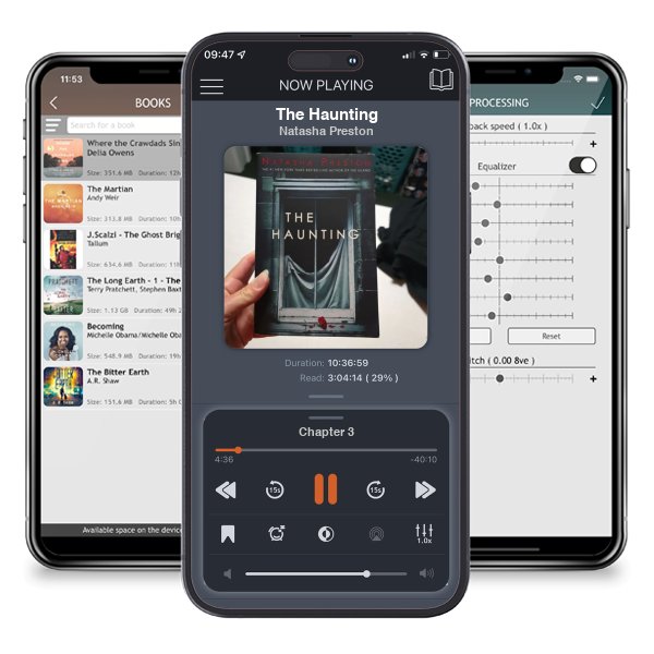 Download fo free audiobook The Haunting by Natasha Preston and listen anywhere on your iOS devices in the ListenBook app.