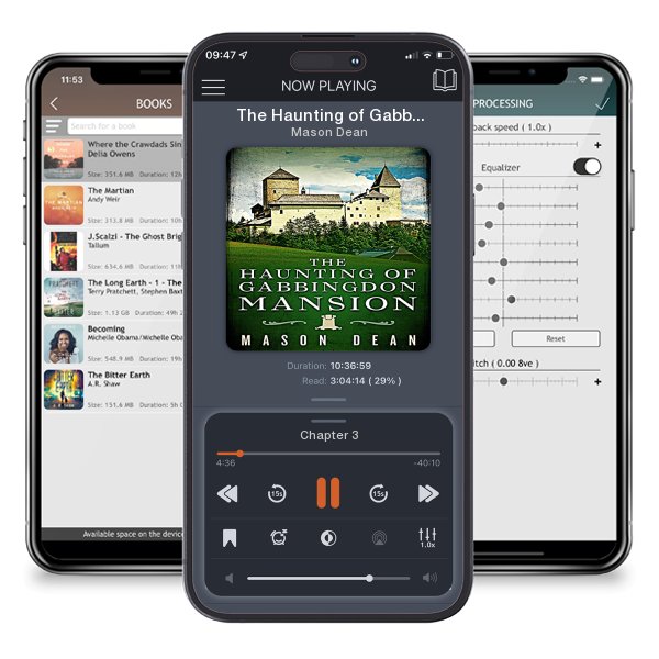 Download fo free audiobook The Haunting of Gabbingdon Mansion by Mason Dean and listen anywhere on your iOS devices in the ListenBook app.