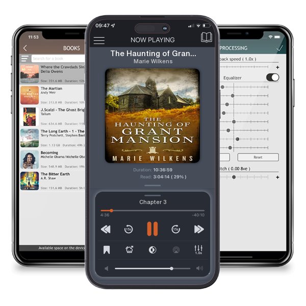 Download fo free audiobook The Haunting of Grant Mansion by Marie Wilkens and listen anywhere on your iOS devices in the ListenBook app.
