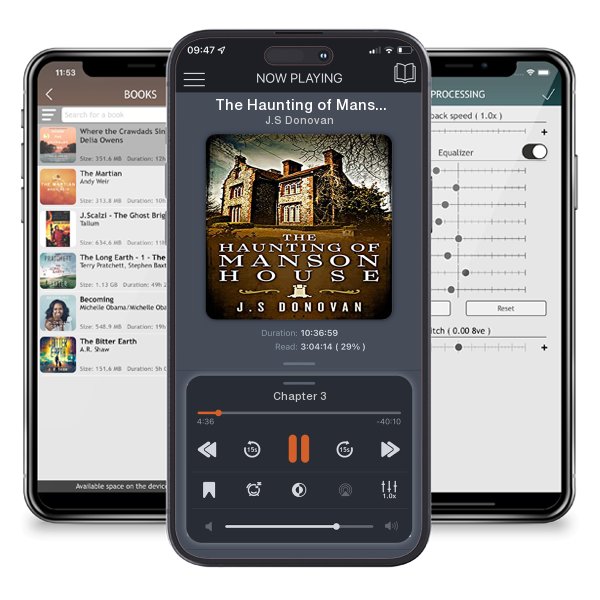 Download fo free audiobook The Haunting of Manson House by J.S Donovan and listen anywhere on your iOS devices in the ListenBook app.