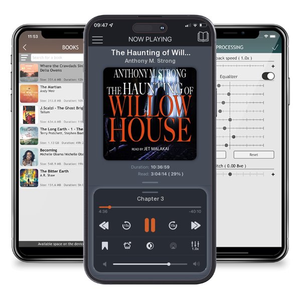 Download fo free audiobook The Haunting of Willow House by Anthony M. Strong and listen anywhere on your iOS devices in the ListenBook app.