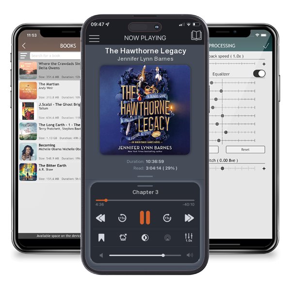 Download fo free audiobook The Hawthorne Legacy by Jennifer Lynn Barnes and listen anywhere on your iOS devices in the ListenBook app.