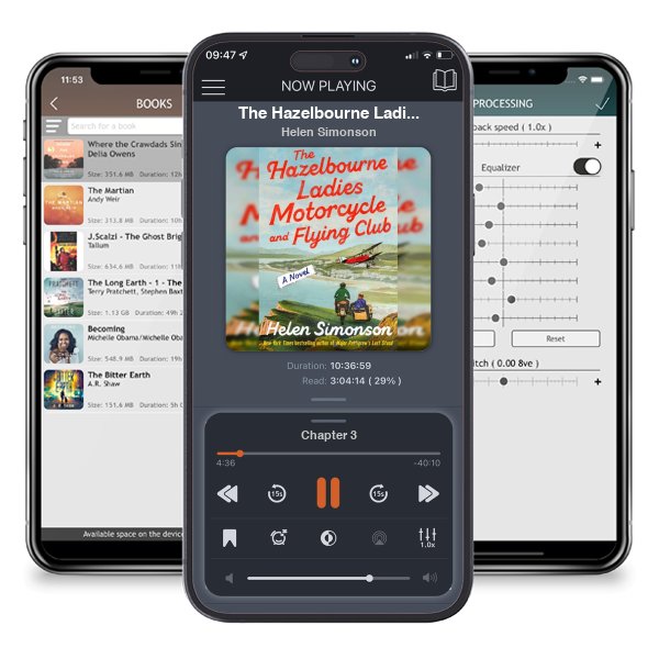 Download fo free audiobook The Hazelbourne Ladies Motorcycle and Flying Club by Helen Simonson and listen anywhere on your iOS devices in the ListenBook app.