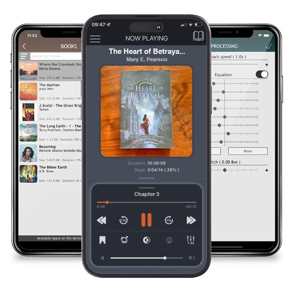 Download fo free audiobook The Heart of Betrayal by Mary E. Pearson and listen anywhere on your iOS devices in the ListenBook app.