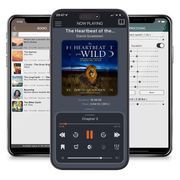 Download fo free audiobook The Heartbeat of the Wild: Dispatches from Landscapes of... by David Quammen and listen anywhere on your iOS devices in the ListenBook app.