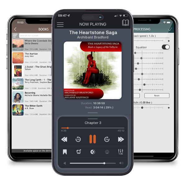 Download fo free audiobook The Heartstone Saga by Archibald Bradford and listen anywhere on your iOS devices in the ListenBook app.