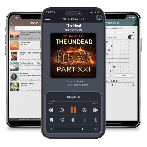 Download fo free audiobook The Heat by RR Haywood and listen anywhere on your iOS devices in the ListenBook app.