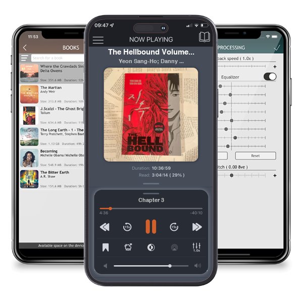 Download fo free audiobook The Hellbound Volume 1 by Yeon Sang-Ho; Danny Lim and listen anywhere on your iOS devices in the ListenBook app.