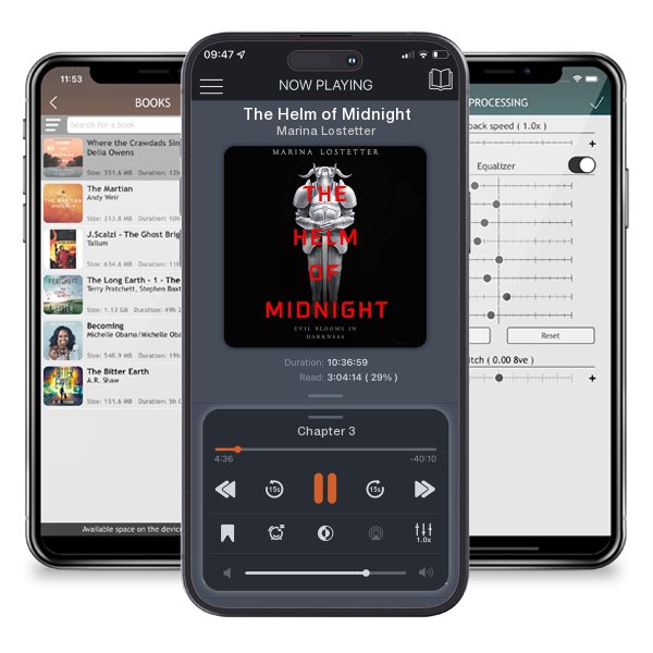 Download fo free audiobook The Helm of Midnight by Marina Lostetter and listen anywhere on your iOS devices in the ListenBook app.