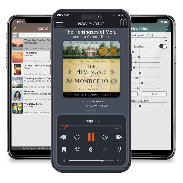 Download fo free audiobook The Hemingses of Monticello: An American Family by Annette Gordon-Reed and listen anywhere on your iOS devices in the ListenBook app.