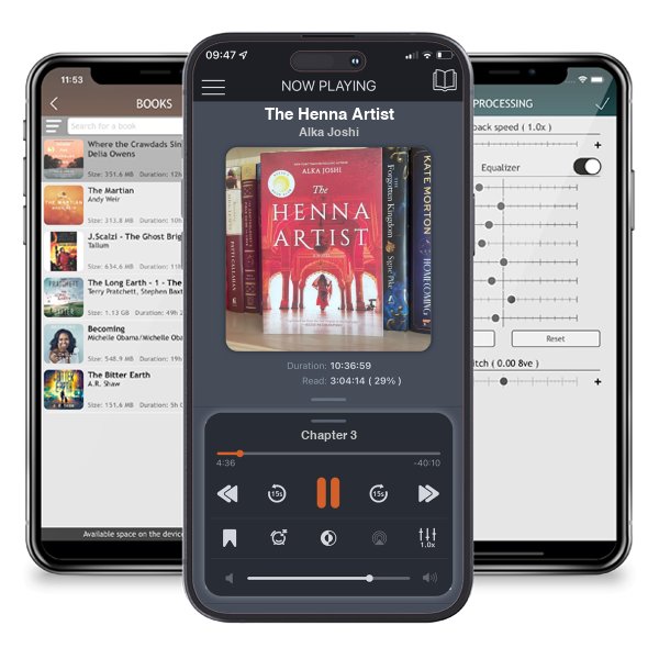 Download fo free audiobook The Henna Artist by Alka Joshi and listen anywhere on your iOS devices in the ListenBook app.