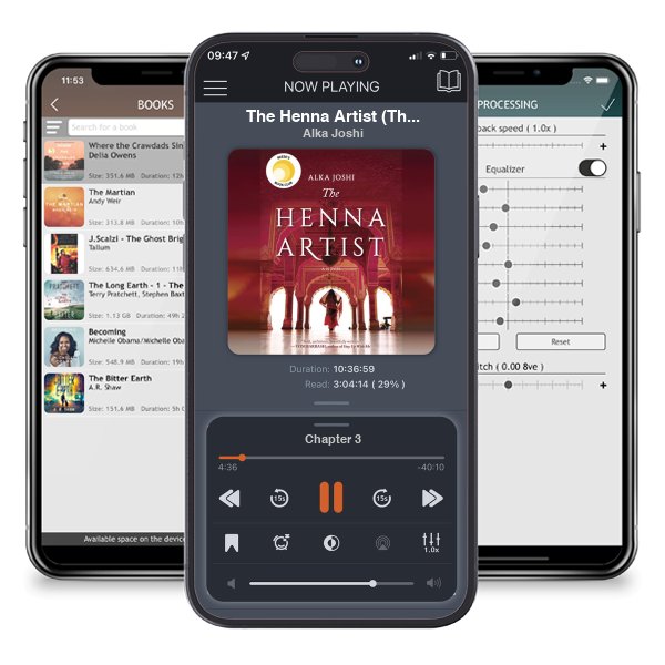 Download fo free audiobook The Henna Artist (The Jaipur Trilogy, #1) by Alka Joshi and listen anywhere on your iOS devices in the ListenBook app.