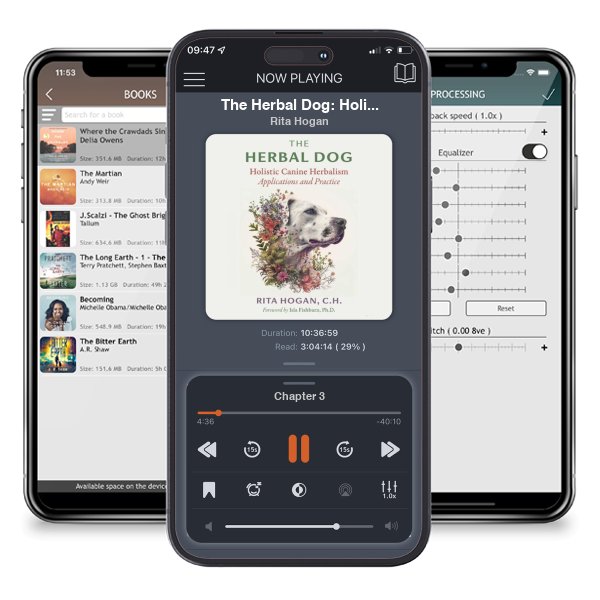 Download fo free audiobook The Herbal Dog: Holistic Canine Herbalism Applications and Practice by Rita Hogan and listen anywhere on your iOS devices in the ListenBook app.