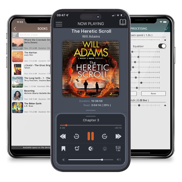 Download fo free audiobook The Heretic Scroll by Will Adams and listen anywhere on your iOS devices in the ListenBook app.
