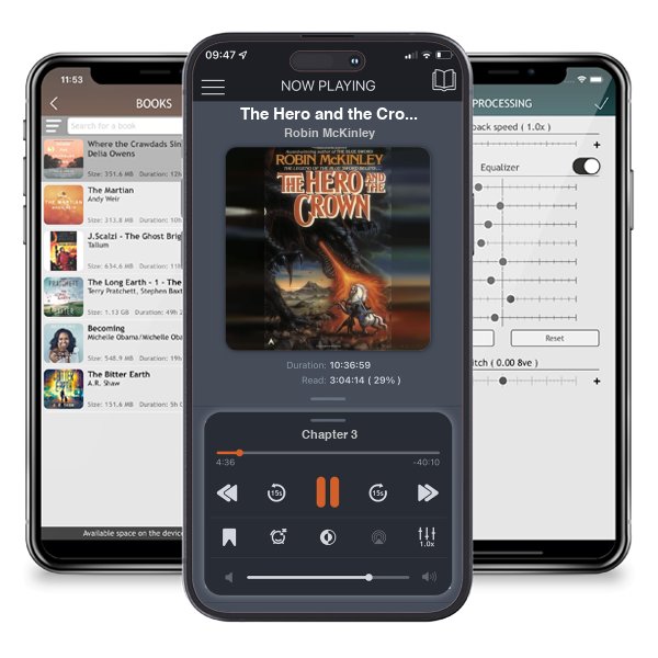 Download fo free audiobook The Hero and the Crown (Damar, #2) by Robin McKinley and listen anywhere on your iOS devices in the ListenBook app.