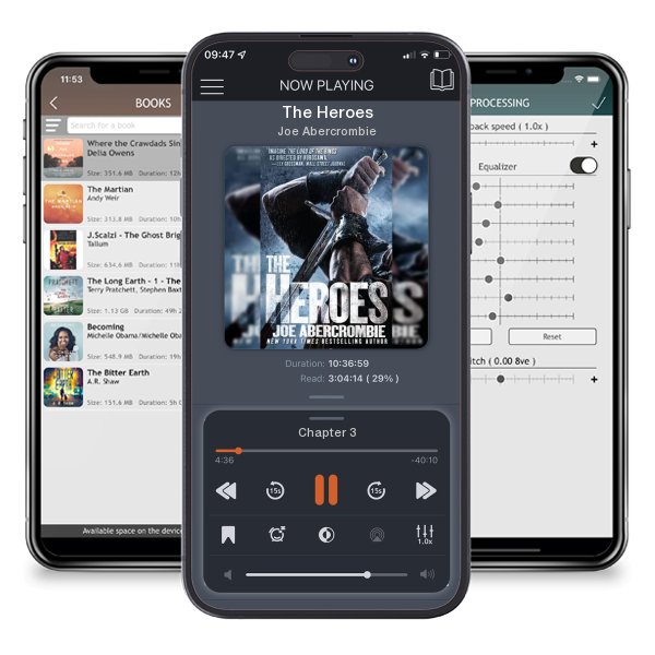 Download fo free audiobook The Heroes by Joe Abercrombie and listen anywhere on your iOS devices in the ListenBook app.