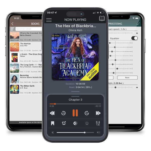 Download fo free audiobook The Hex of Blackbriar Academy by Olivia Ash and listen anywhere on your iOS devices in the ListenBook app.