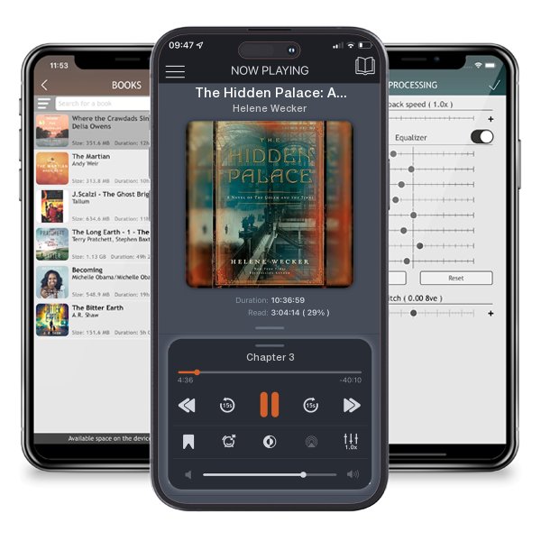 Download fo free audiobook The Hidden Palace: A Novel of the Golem and the Jinni by Helene Wecker and listen anywhere on your iOS devices in the ListenBook app.