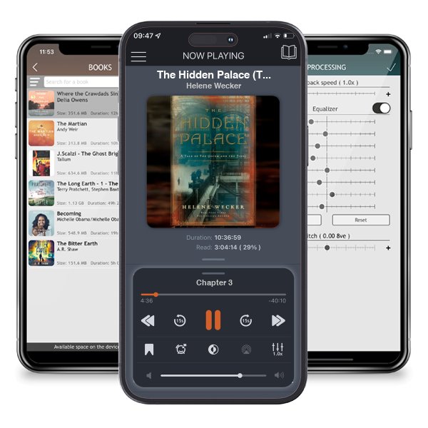 Download fo free audiobook The Hidden Palace (The Golem and the Jinni, #2) by Helene Wecker and listen anywhere on your iOS devices in the ListenBook app.