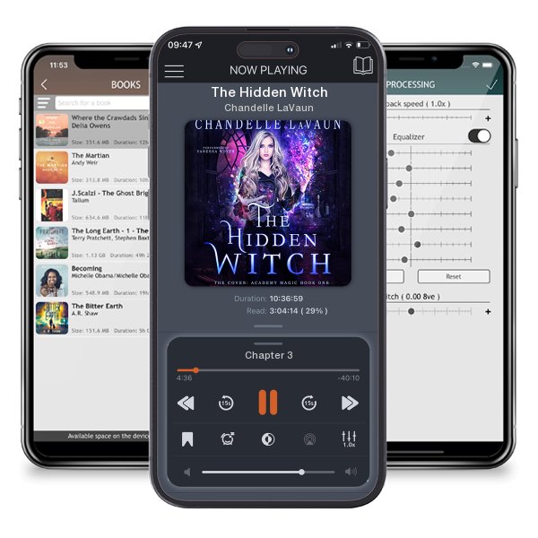 Download fo free audiobook The Hidden Witch by Chandelle LaVaun and listen anywhere on your iOS devices in the ListenBook app.