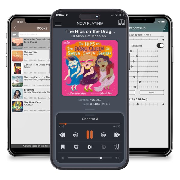 Download fo free audiobook The Hips on the Drag Queen Go Swish, Swish, Swish by Lil Miss Hot Mess and Olga de Dios Ruiz and listen anywhere on your iOS devices in the ListenBook app.