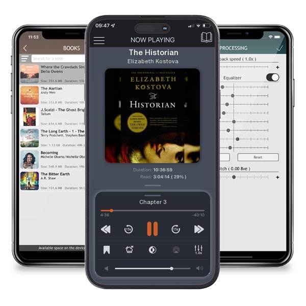 Download fo free audiobook The Historian by Elizabeth Kostova and listen anywhere on your iOS devices in the ListenBook app.