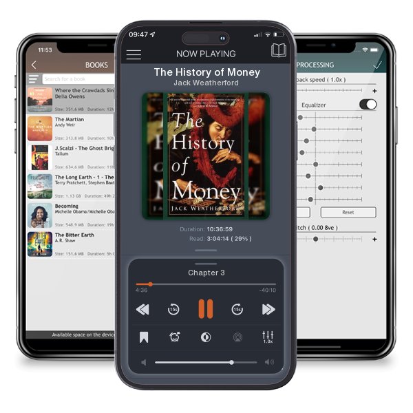 Download fo free audiobook The History of Money by Jack Weatherford and listen anywhere on your iOS devices in the ListenBook app.