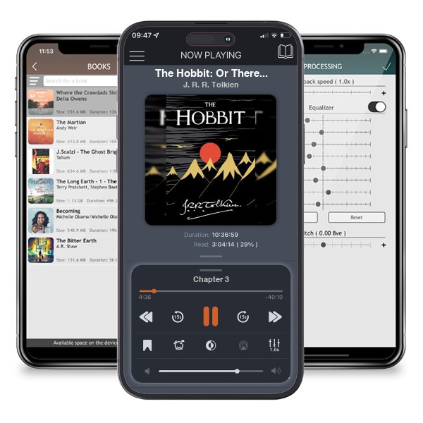 Download fo free audiobook The Hobbit: Or There and Back Again by J. R. R. Tolkien and listen anywhere on your iOS devices in the ListenBook app.