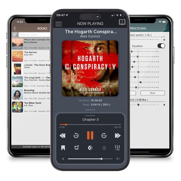 Download fo free audiobook The Hogarth Conspiracy by Alex Connor and listen anywhere on your iOS devices in the ListenBook app.