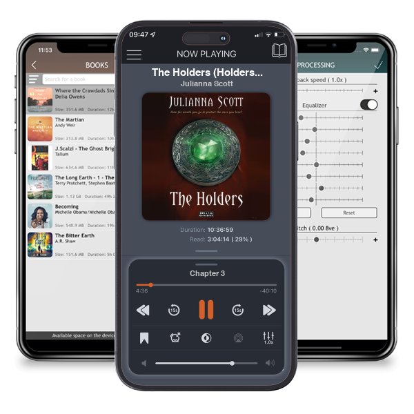 Download fo free audiobook The Holders (Holders, #1) by Julianna Scott and listen anywhere on your iOS devices in the ListenBook app.