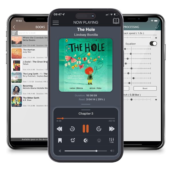 Download fo free audiobook The Hole by Lindsay Bonilla and listen anywhere on your iOS devices in the ListenBook app.