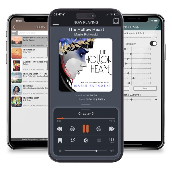 Download fo free audiobook The Hollow Heart by Marie Rutkoski and listen anywhere on your iOS devices in the ListenBook app.